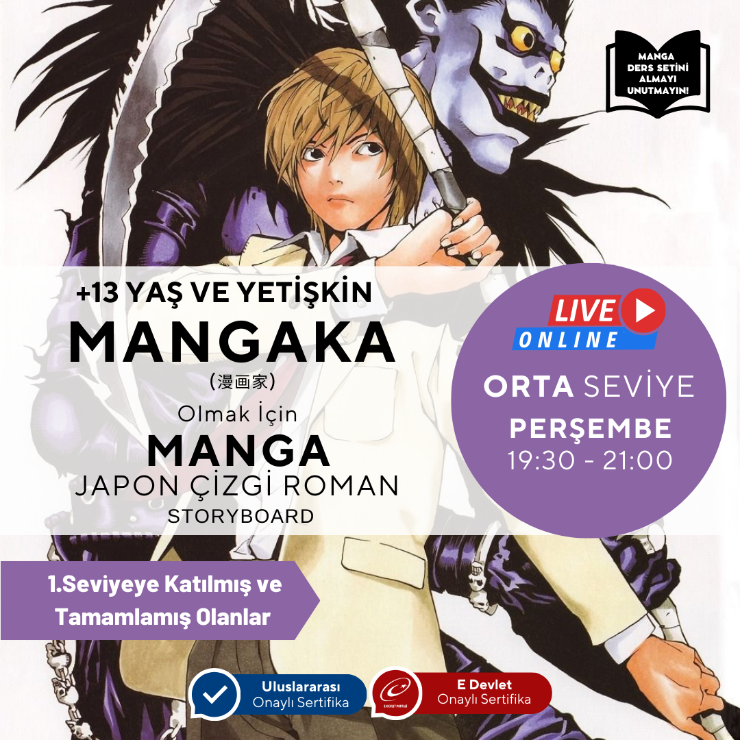 Storyboard für japanische Comics (MANGA), um Mangaka zu werden (Mittelstufe)