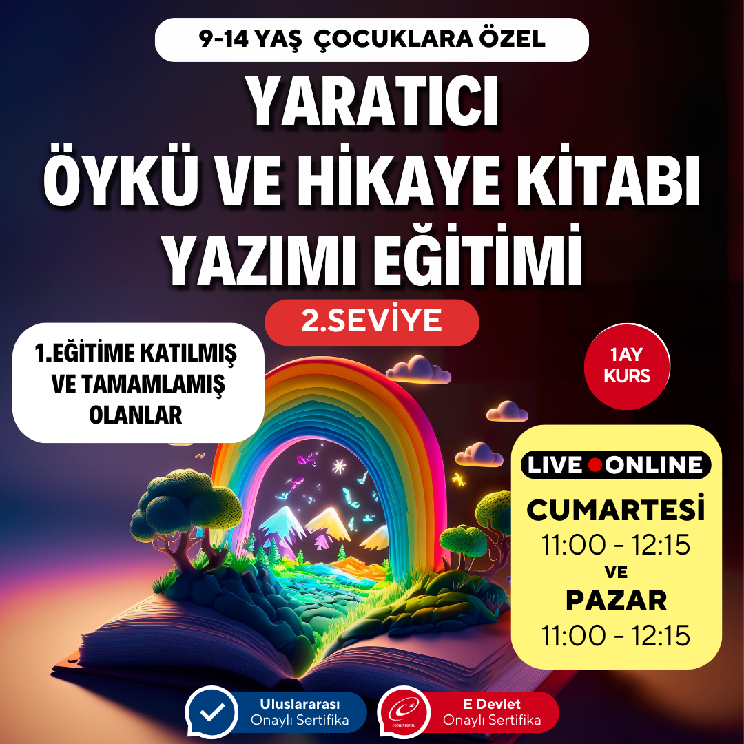 Обучение творческому письму для детей (9-14 лет) - Уровень 2