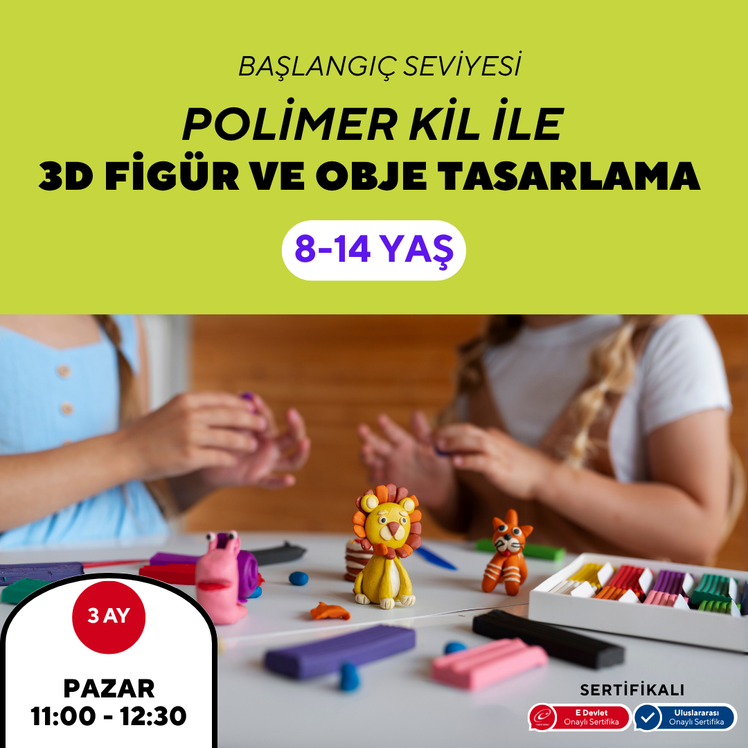 Проектирование 3D-фигур и предметов из полимерной глины (8-14 лет) - Лицом к лицу