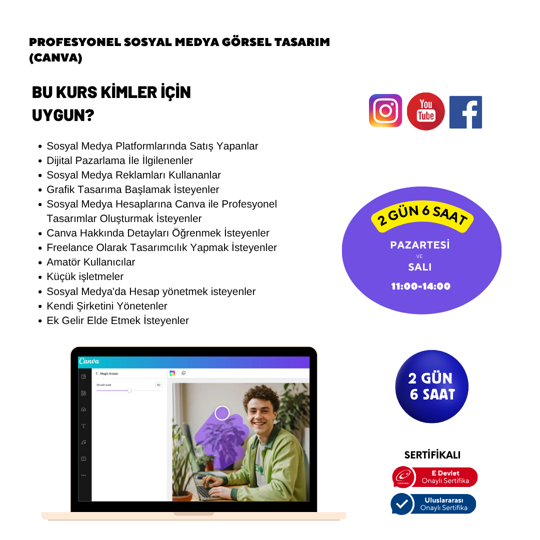Professionelles visuelles Social-Media-Design (Canva) – Face to Face