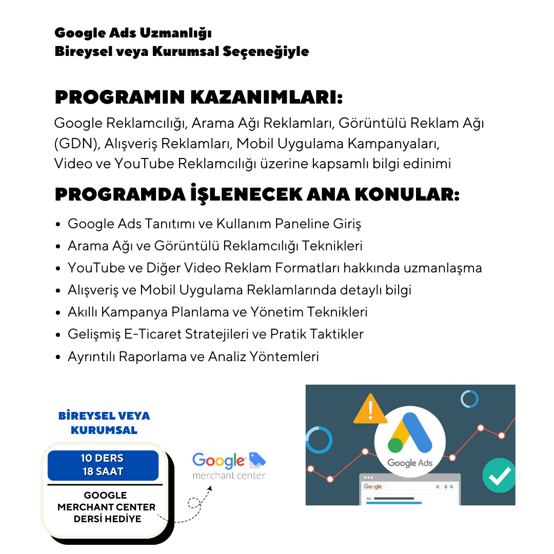 Google Ads-Expertise – Online-Privatunterricht