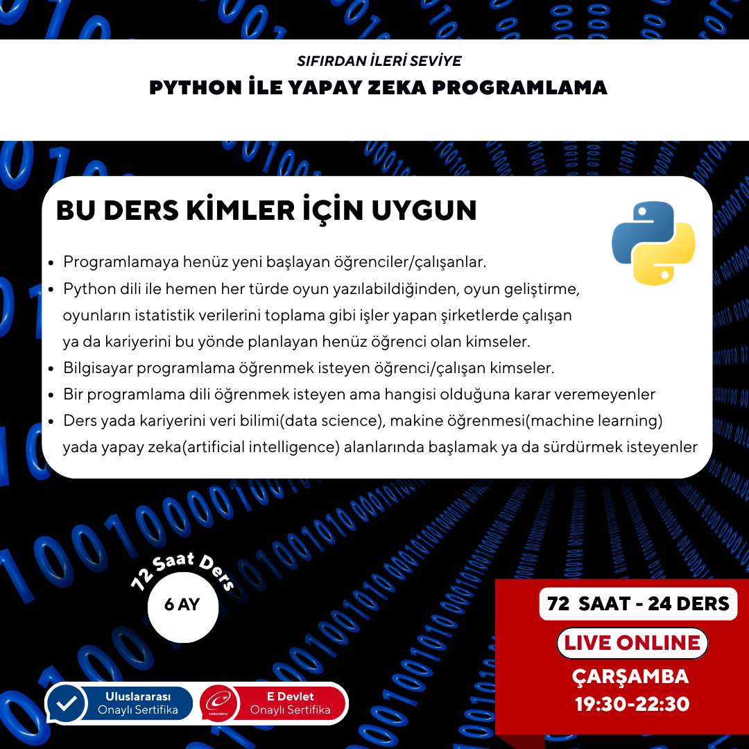 Program Artificial Intelligence with Python (Online)
