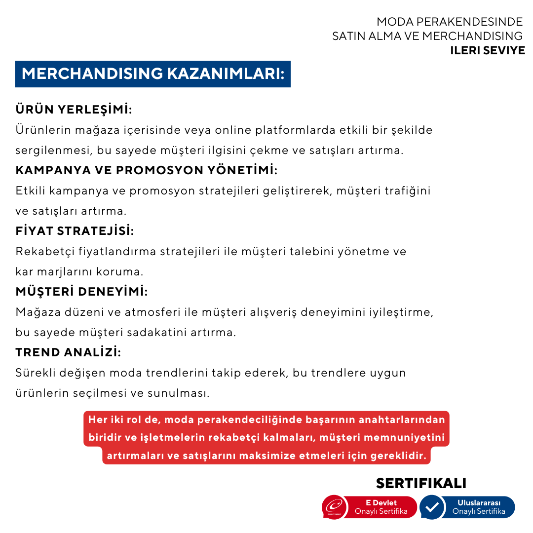 Закупки и мерчандайзинг в сфере розничной торговли модной одеждой (онлайн) — продвинутый уровень