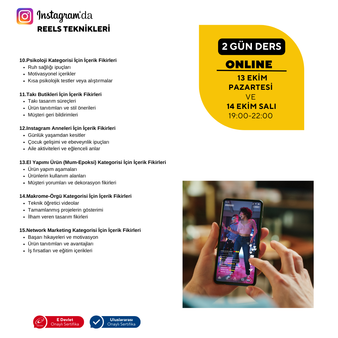 Técnicas de Reels en Instagram - Online