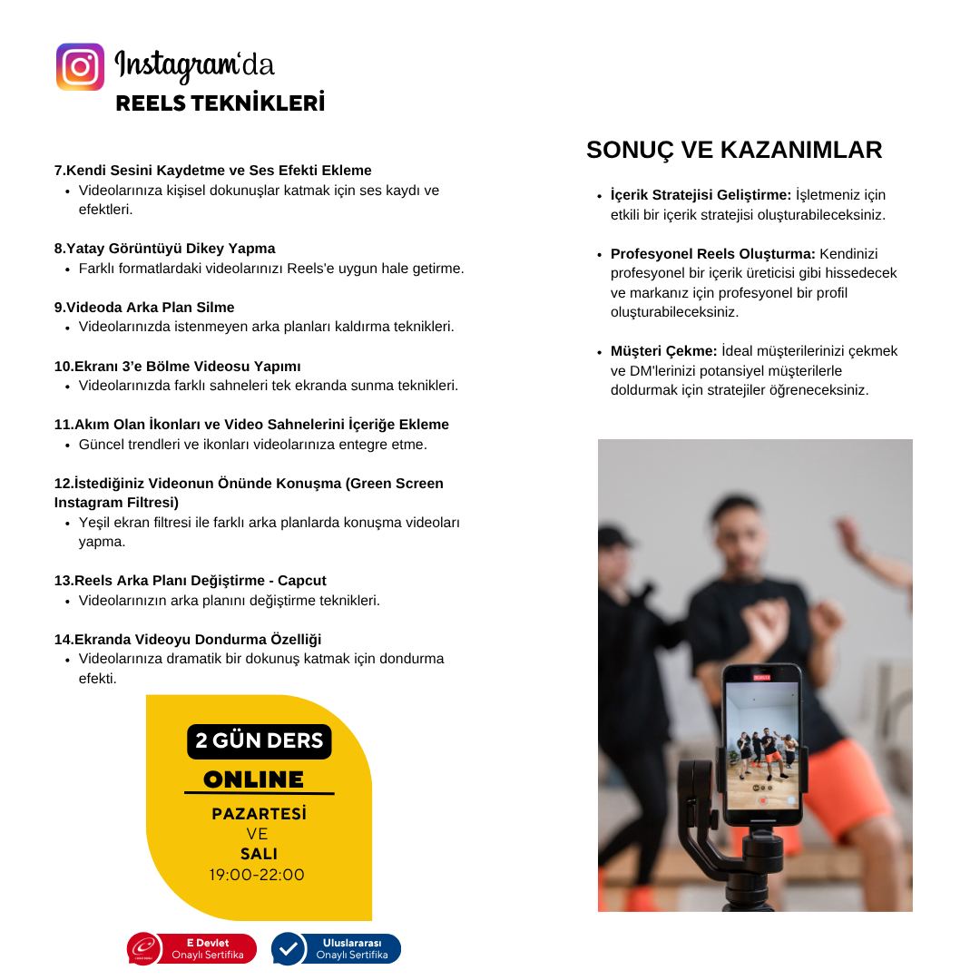 Instagram Reels-Techniken – Online