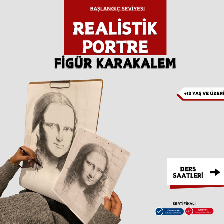 Realistik Portre ve Figür Karakalem - Yüz Yüze
