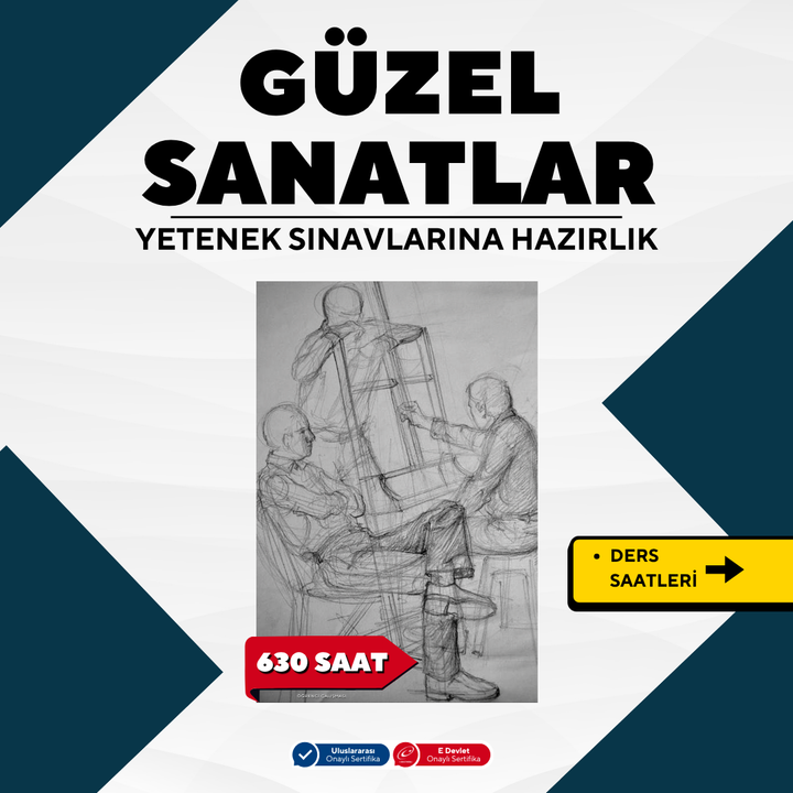 Güzel Sanatlara Hazırlık 630 Saat -Yüz Yüze