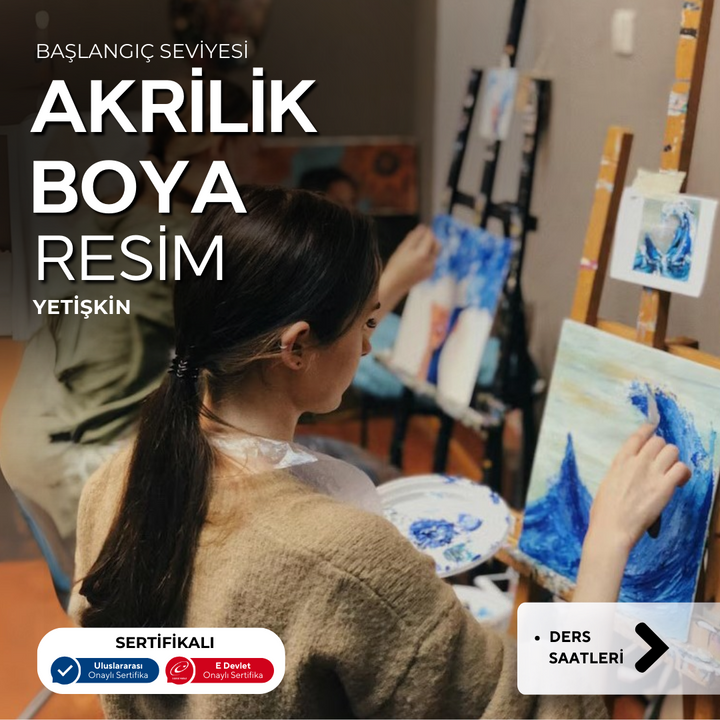 Akrilik Yağlı Boya Resim  - Yüz Yüze