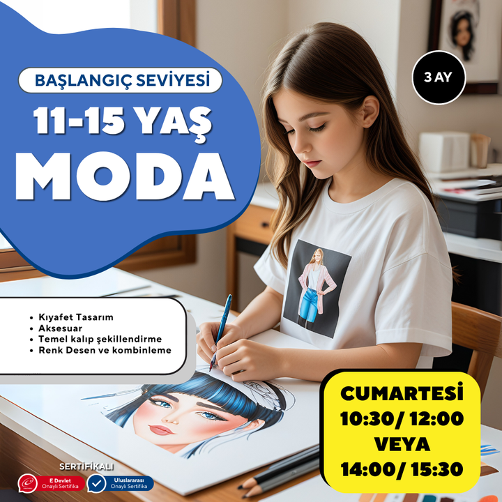 Mode (speziell für 11- bis 15-Jährige) – Kleidungsdesign, Accessoires, Grundmuster (von Angesicht zu Angesicht)