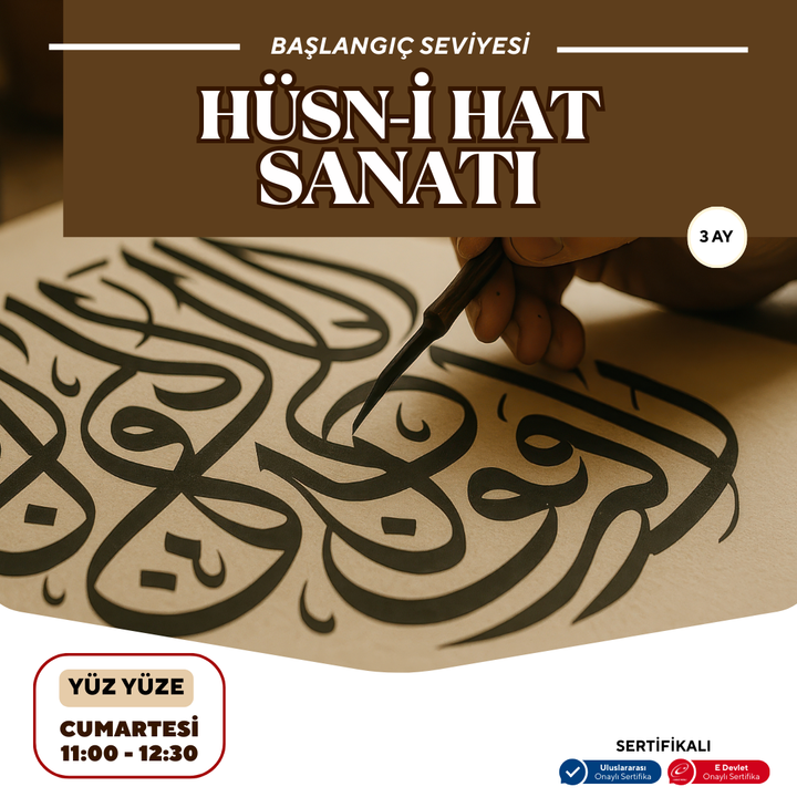 Hüsn-i Hat Sanatı (Yetişkin) - Yüz yüze