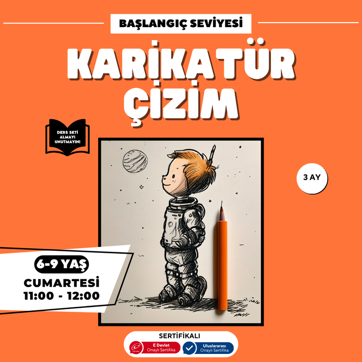 Cartoon Drawing - Face to Face (Beginner Level) (Ages 6-9)