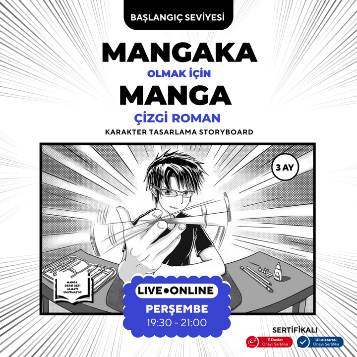 Japanese Comics (MANGA) Storyboard to Become a Mangaka