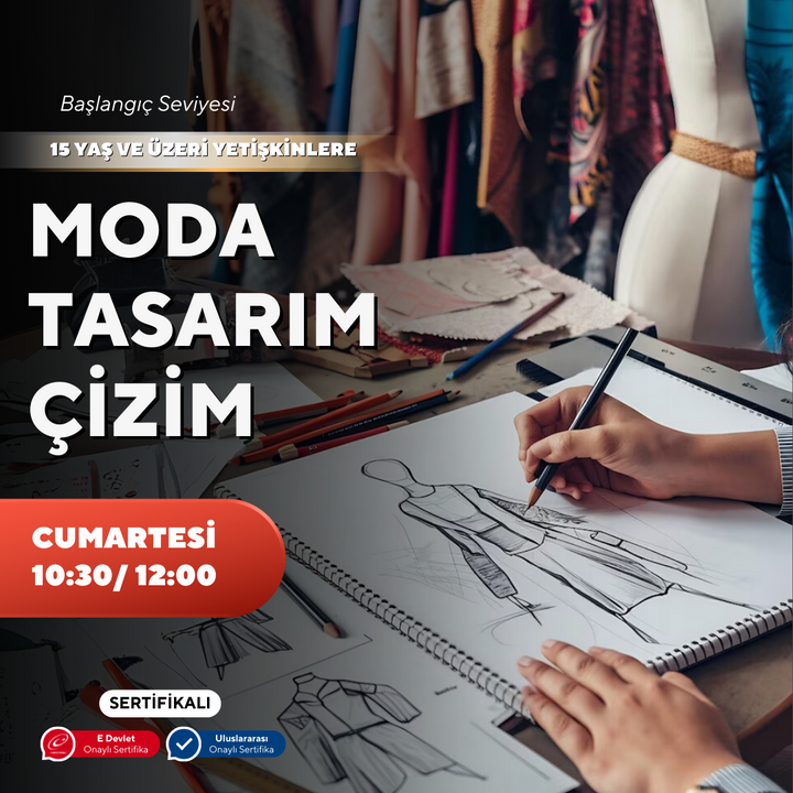 Moda Tasarım Çizim -Yüz Yüze