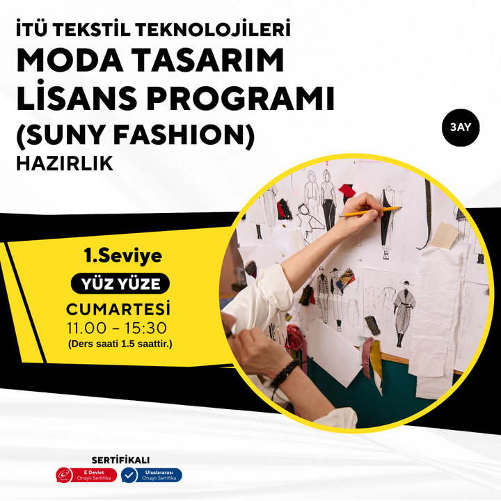 ITU Textile Technologies and Fashion Design Undergraduate Program (Suny Fashion) - Face to face