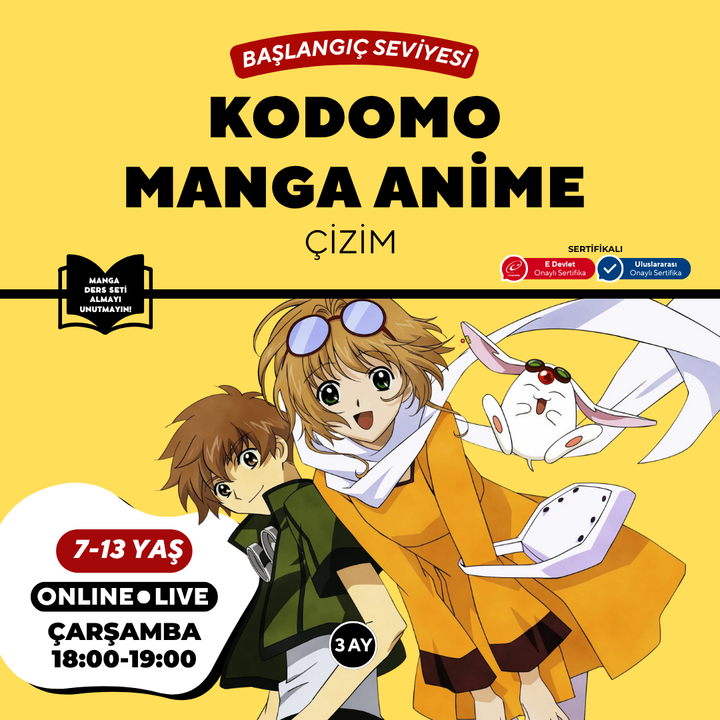 Disegno di manga e anime Kodomo (7-13 anni)