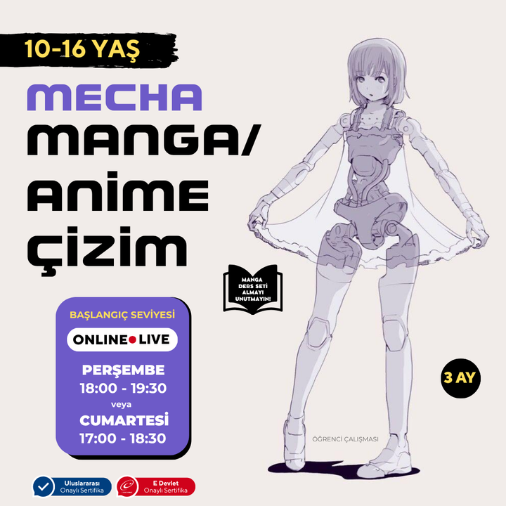 Подготовка к рисованию аниме в стиле меха-манги (10-16 лет)