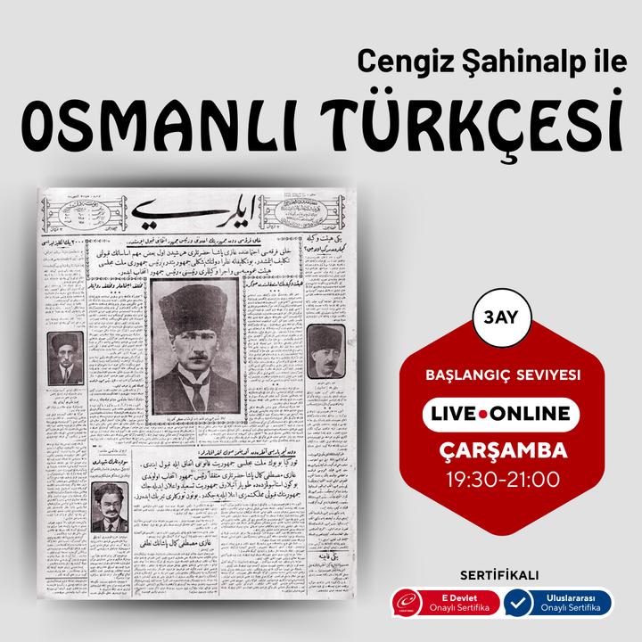 Osmanlı Türkçesi ( Online) Başlangıç Seviyesi