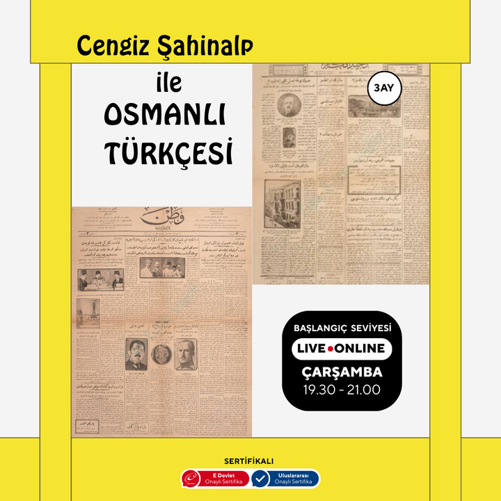 Ottoman Turkish (Online) Beginner Level