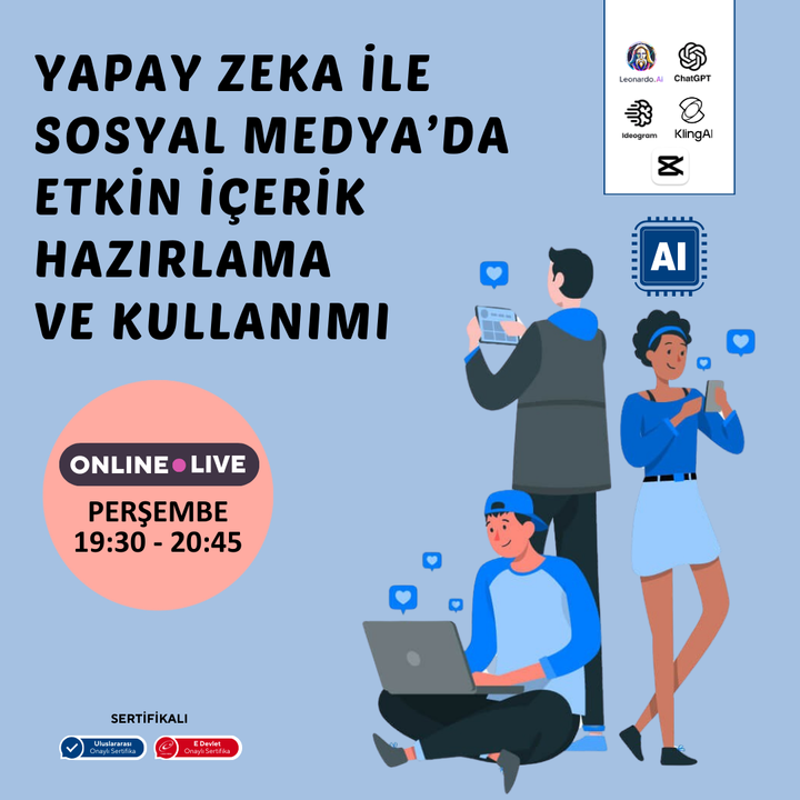 Preparing and Using Effective Content on Social Media with Artificial Intelligence (online)