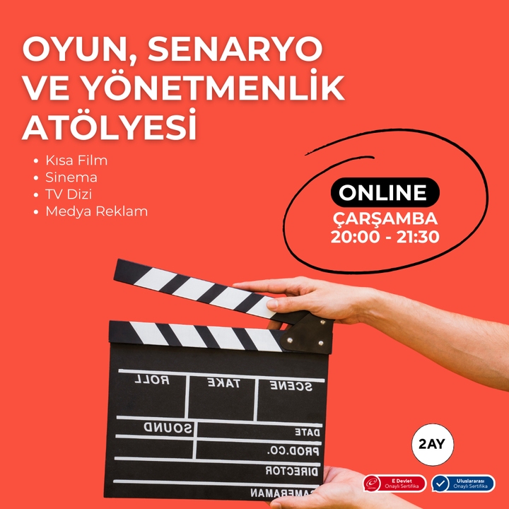 OYUN, SENARYO VE YÖNETMENLİK ATÖLYESİ  - ONLINE