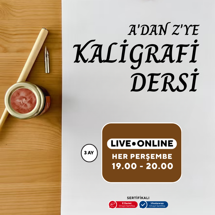 A'dan Z'ye Kaligrafi Dersi (Yetişkin)