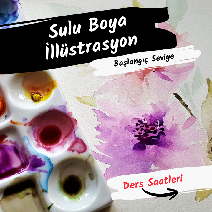 Aquarell-Illustration - Von Angesicht zu Angesicht