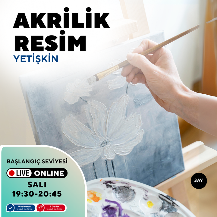 Akrilik Yağlı Boya Resim (Yetişkin)