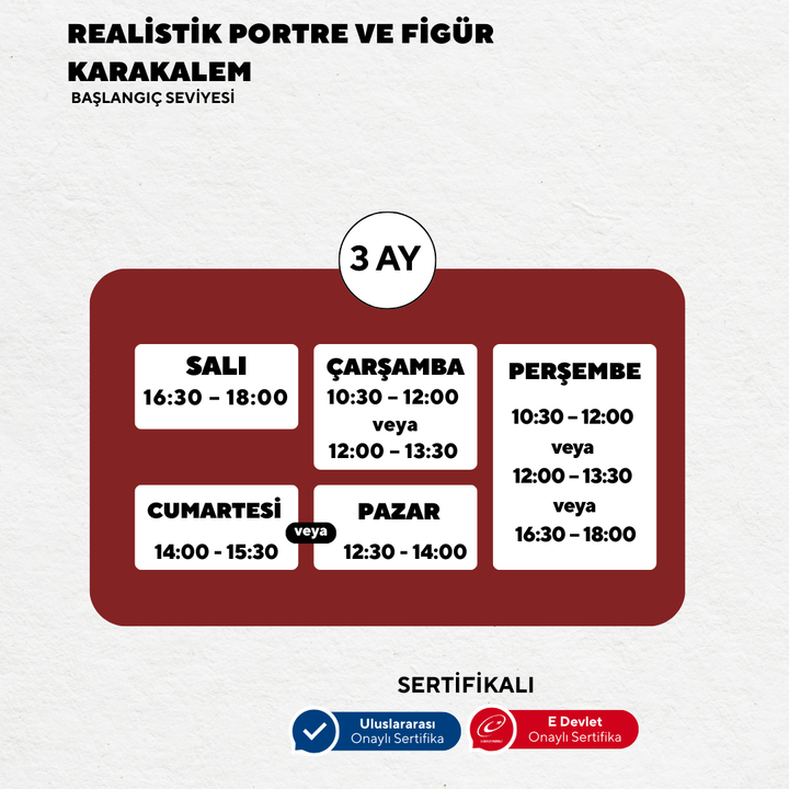 Realistik Portre ve Figür Karakalem - Yüz Yüze