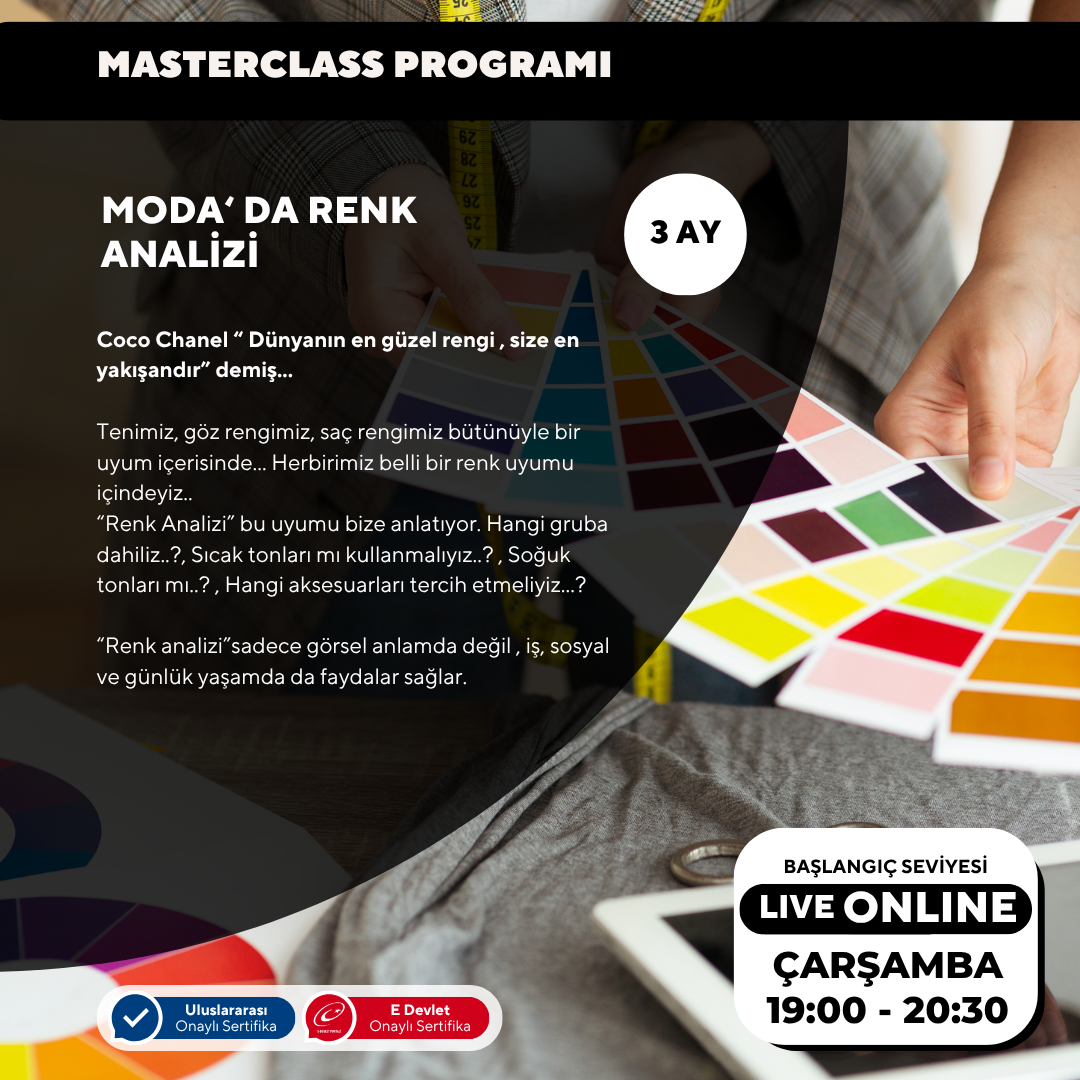 Moda'da Renk Analizi (Online)
