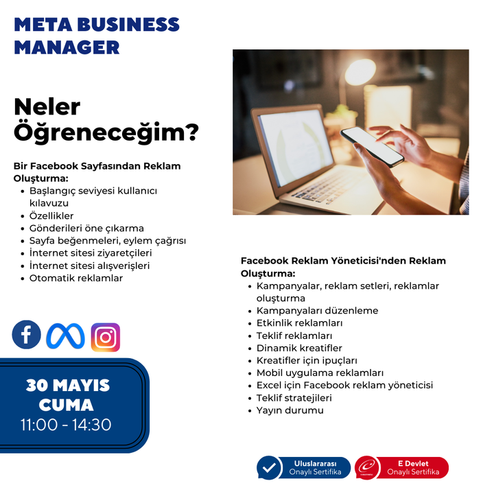 Meta Business Manager (Panel Yönetimi) - Yüz Yüze