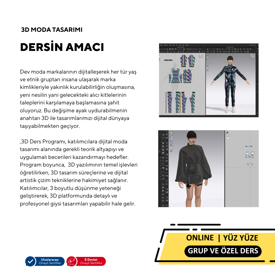 3D Moda Tasarım