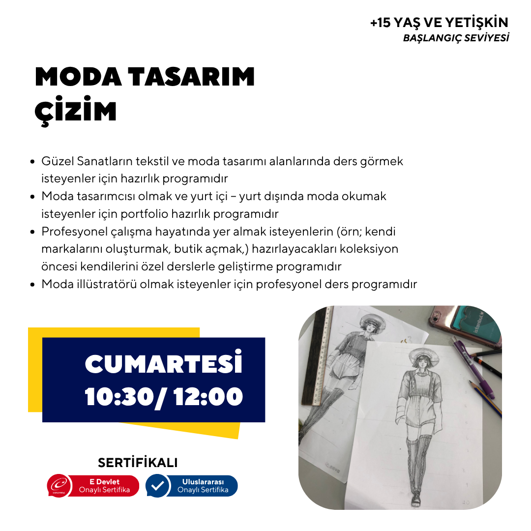 Fashion Design Drawing - Face to Face