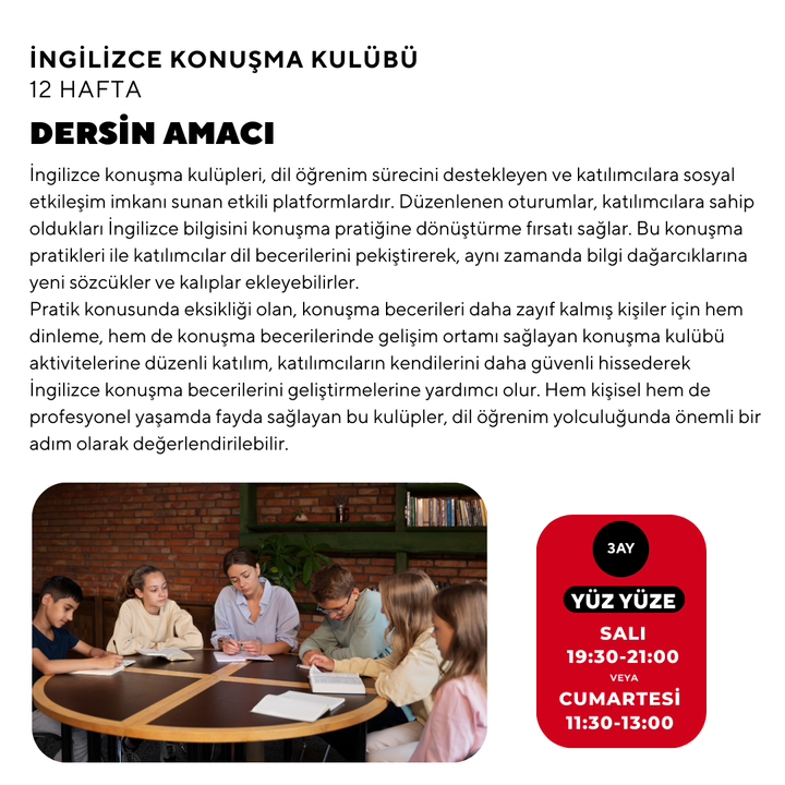 İngilizce Konuşma Kulübü