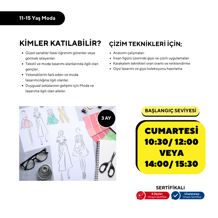 Mode (speziell für 11- bis 15-Jährige) – Kleidungsdesign, Accessoires, Grundmuster (von Angesicht zu Angesicht)