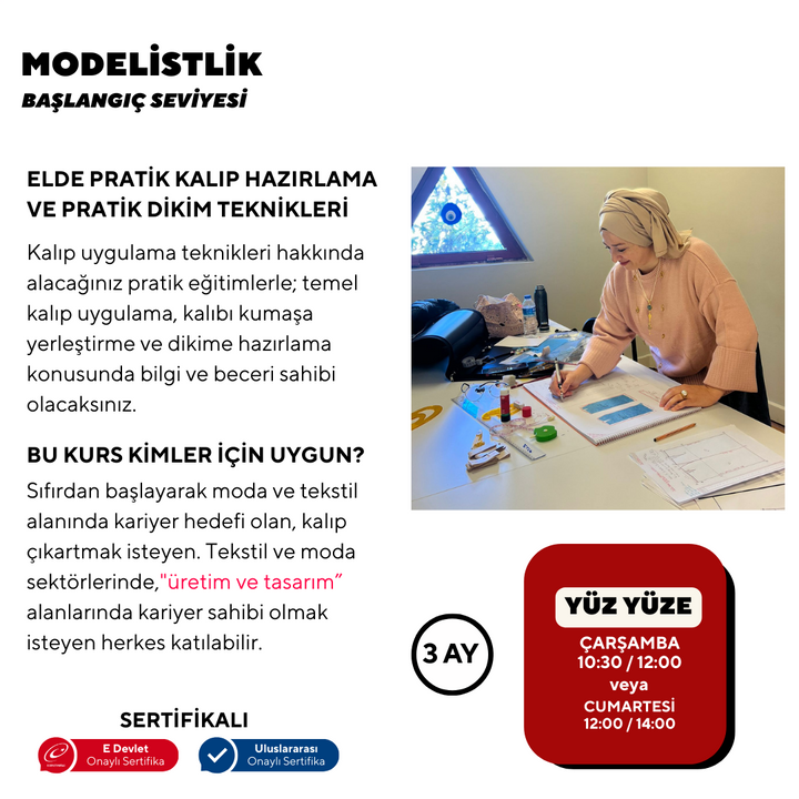 Modelistlik  (Başlangıç Seviyesi) -Yüz Yüze