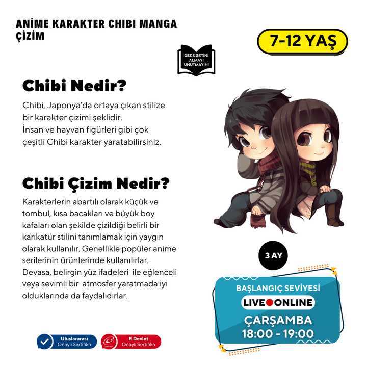 Chibi &amp; Furry Drawing (7-12 Years Old)