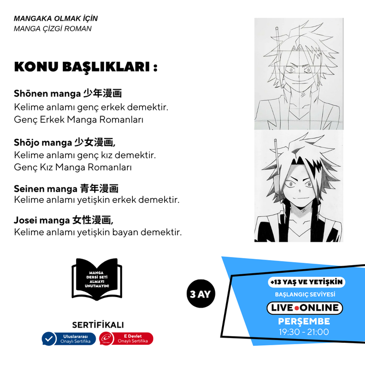Japanese Comics (MANGA) Storyboard to Become a Mangaka