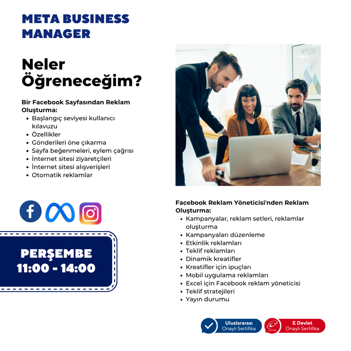 Meta Business Manager (Panel Yönetimi) - Yüz Yüze