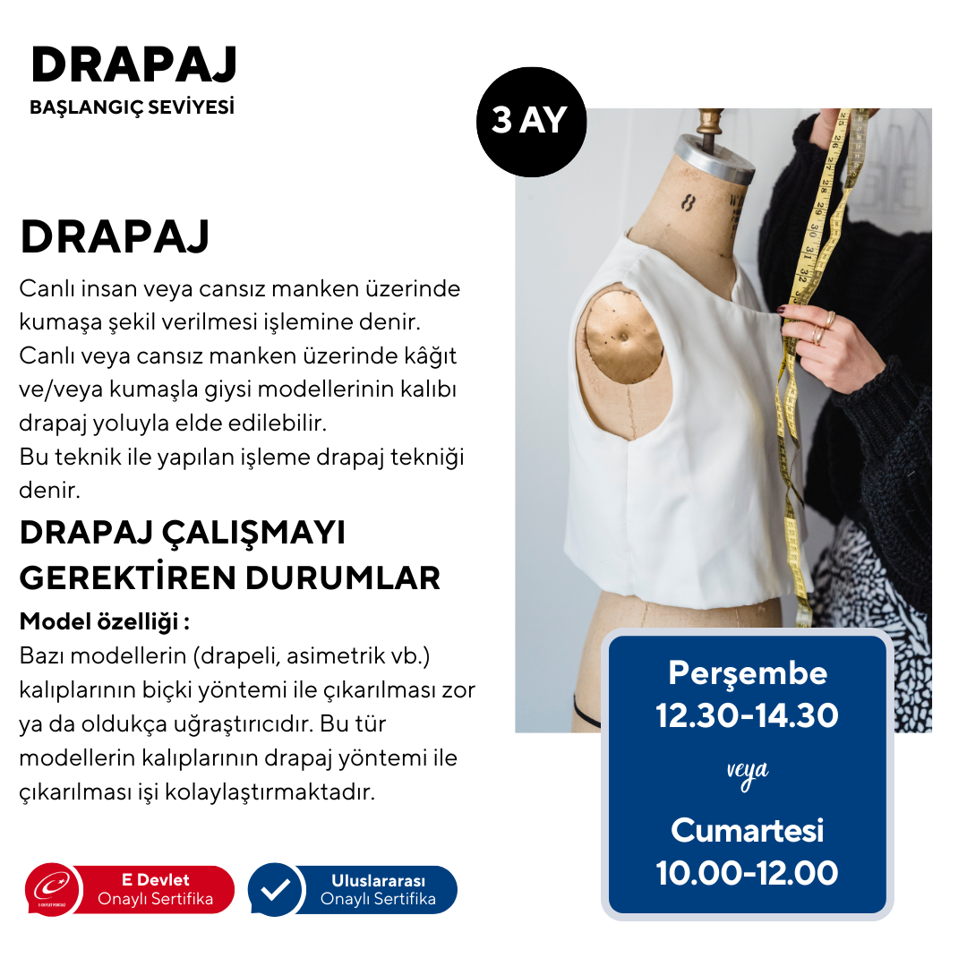 Drappeggio (livello principiante) - faccia a faccia