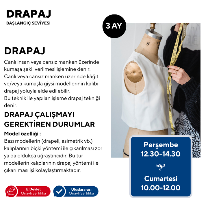 Drappeggio (livello principiante) - faccia a faccia