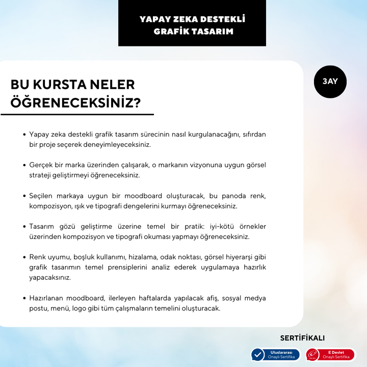 Yapay Zeka ile Grafik Tasarım  (Grafikerler , Reklam Ajansları ,Freelance Kişilere Özel)