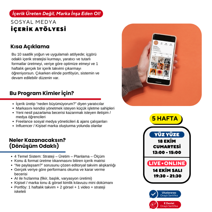 Sosyal Medya İçerik Atölyesi