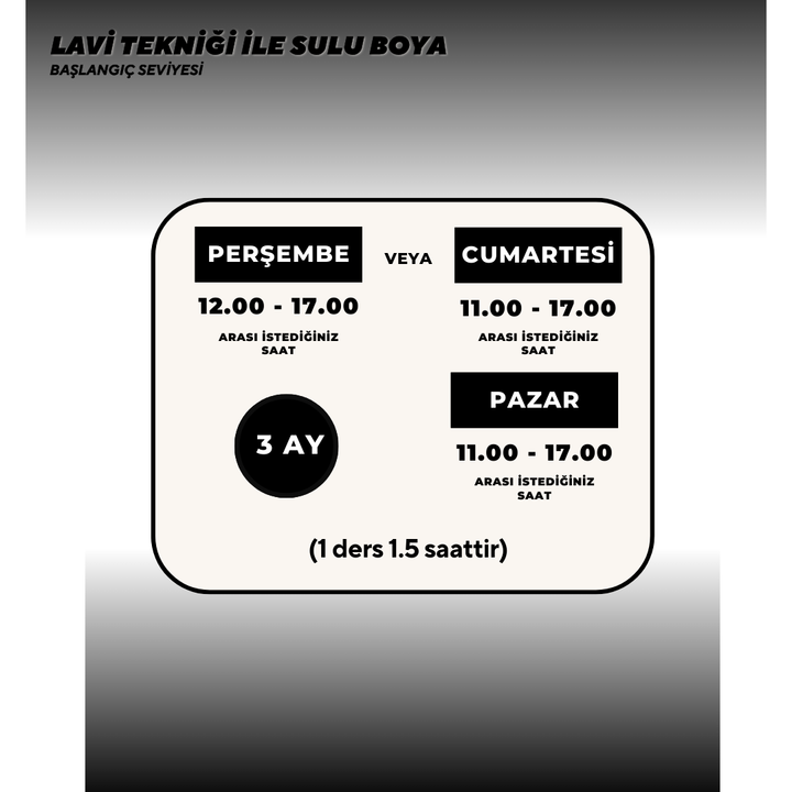 Watercolour with Lavi Technique - Face to Face