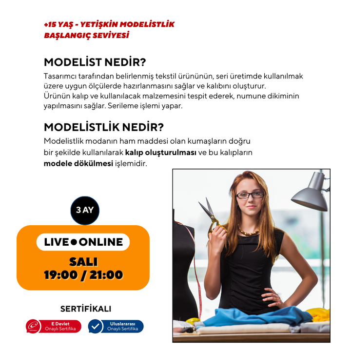 Modellazione (15+ anni e adulti) - Livello principiante