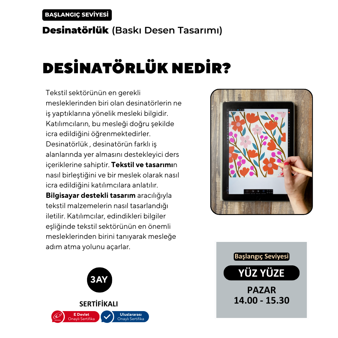 Designing with Adobe Photoshop (Print Pattern Design) - Face to Face