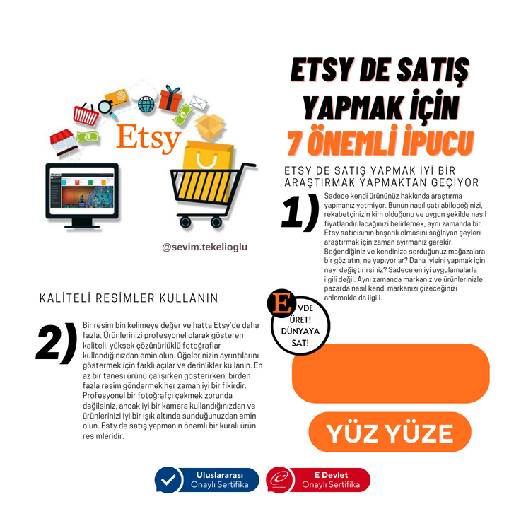 ETSY Pazarlama ve Sosyal Medya Satış Stratejisi Eğitimi