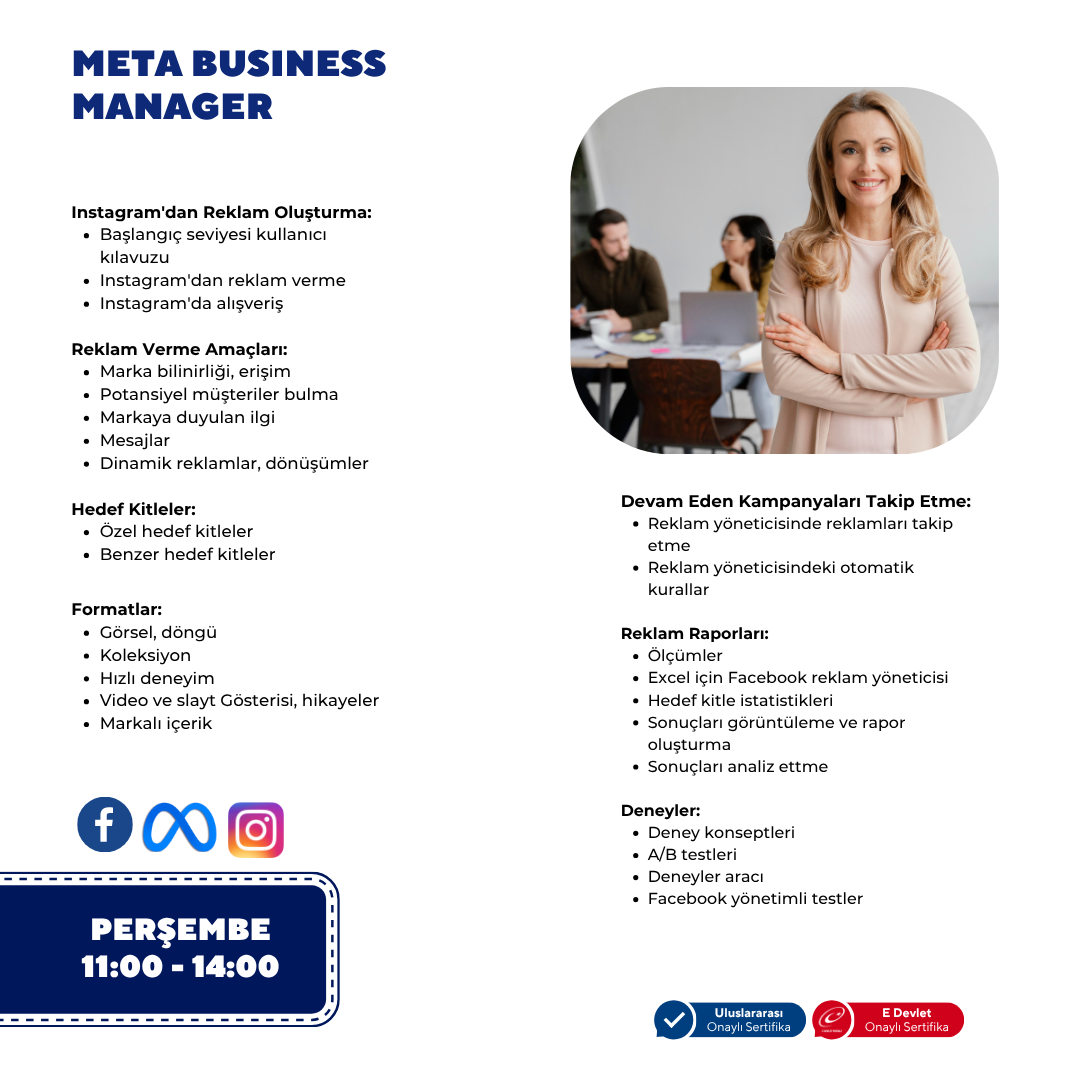 Meta Business Manager (Panel Yönetimi) - Yüz Yüze