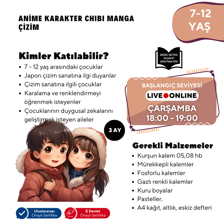 Chibi &amp; Furry Drawing (7-12 Years Old)