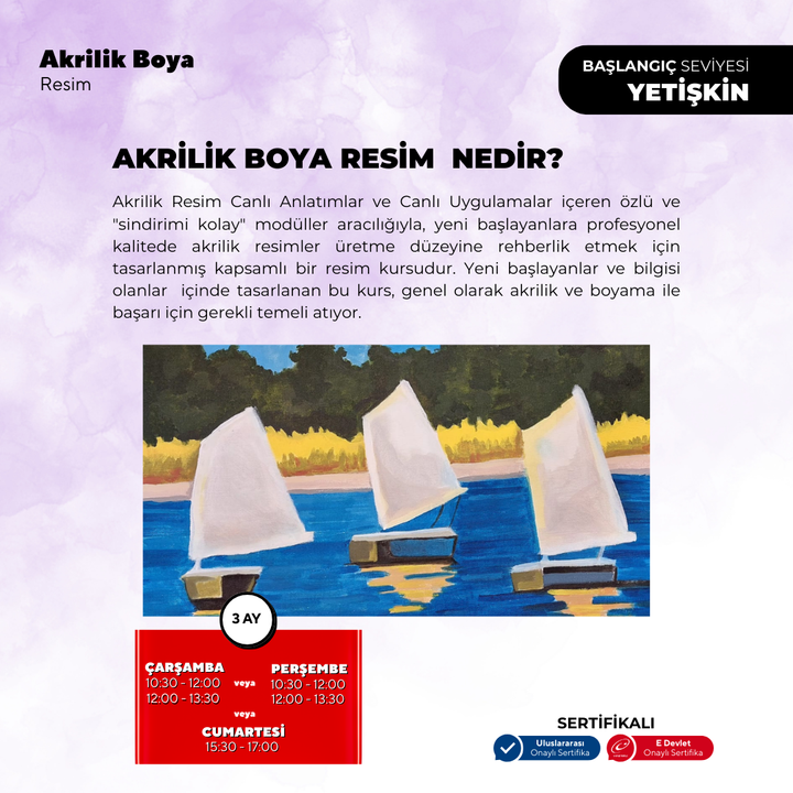 Akrilik Yağlı Boya Resim  - Yüz Yüze