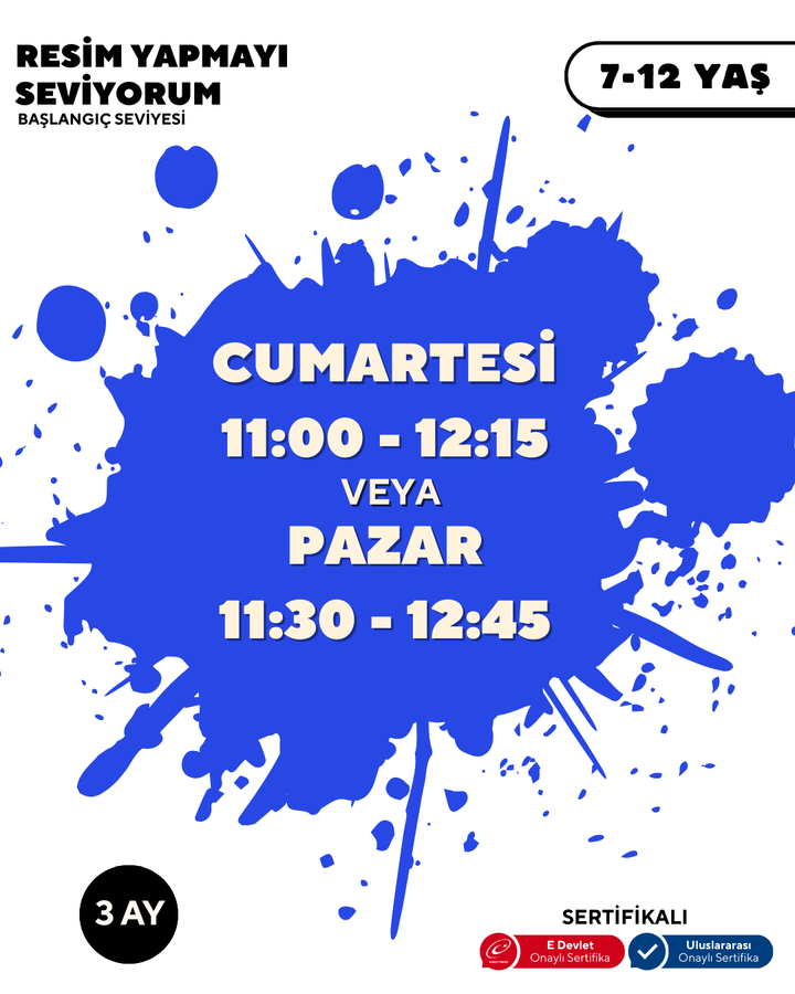 Resim Yapmayı Seviyorum! (7-12 Yaş)